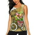 thumbnail image 1 of Gaeub Watercolor Canary Bird Women's Workout Tank Tops Lightweight Sleeveless Shirts for Women for Athletic Running Tennis Yoga - XX-Large, 1 of 9