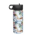 Gaeub Watercolor Sailboat Printed 18oz Sports Insulated Kettle With