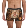 thumbnail image 1 of Gaeub Whimsical Flower Crown Maiden Print Men's Boxer Briefs,Super Fit Boxer Briefs for Men,Quick-Dry Underwear with 4-Way Stretch-X-Large, 1 of 5