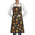 thumbnail image 1 of Gaeub Wild West Golden Horseshoe Kitchen Cooking Aprons Adjustable Bib Apron Waterdrop and Oil Resistant Kitchen Chef Apron for Women Men, 1 of 7