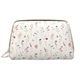 thumbnail image 1 of Gaeub Wildflower Watercolor Printed Travel Cosmetic Bag,Makeup Bag, Large Capacity Toiletry Bag for Women, Portable Pouch Make Up Organizer with Zipper and Divider, 1 of 8
