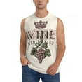 thumbnail image 1 of Gaeub Wine Men's Sleeveless Muscle Shirts Workout Tank Tops, Odor Protection and Comfortable - Small, 1 of 8