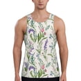 thumbnail image 1 of Gaeub Wisteria Flower Men's Athletic Tank Top, Workout Sleeveless Shirts, Running Tank Tops for Gym, Running, Training - 4X-Large, 1 of 1