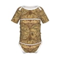 thumbnail image 1 of Gaeub World Map1 Print Infant Climbing Onesie,Toddler Outfit,Newborn Baby Bodysuit,Baby Boy Girl Clothes -12 Months, 1 of 6