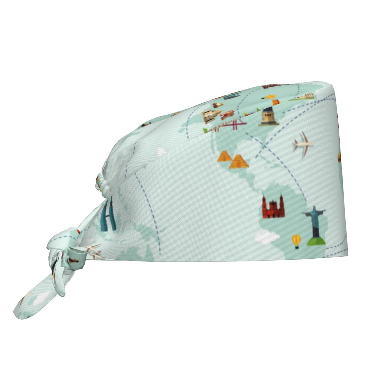 Aoopistc 4 Packs Working Cap With Sweatband Adjustable Tie - View #9