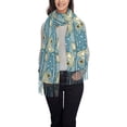 thumbnail image 1 of Gaeub anchovy Print Tassel Scarf,Wraps Scarves for Women,Winter Scarf,Cold Weather Shawls,Ideal for Travel, 1 of 8