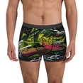 thumbnail image 1 of Gaeub bass Print Men's Boxer Briefs,Super Fit Boxer Briefs for Men,Quick-Dry Underwear with 4-Way Stretch-Small, 1 of 5