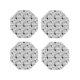 thumbnail image 1 of Gaeub black and white dogs Print 4 Pcs Leather Coasters for Drinks ,Drink Coasters Sets,Drink Table Cup Coasters for Living Room Kitchen Coffee Decor-Octagon, 1 of 6