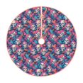 thumbnail image 1 of Gaeub flower Skull leaf colorful Print Christmas Tree Skirt,Christmas Decorations,Round Xmas Skirt for Christmas Indoor Decorations Xmas Winter Holiday Party Supplies-48", 1 of 6