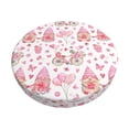 thumbnail image 1 of Gaeub gnome couple Print Round Bar Chair Cushion Cover, Velvet Seat Cushion Cover,Non-Slip Chair Cushion,Washable Stool Cover for Kitchen, Bar, and Office Stools-13 inch, 1 of 7
