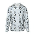 thumbnail image 1 of Gaeub penguin tree star Men's and Women's UPF 50+ Long-Sleeved Sun Protection Clothing, Fishing Shirt Long Sleeve Zip-Medium, 1 of 7
