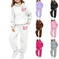 thumbnail image 1 of Gaexia 67 meme Girls Fall Clothes ,Girls Casual Outfit 2 Piece Letter Print Hoodie and Pants Comfy Long Sleeve Sweatshirts Sweatpants Tracksuit Sets, 1 of 6