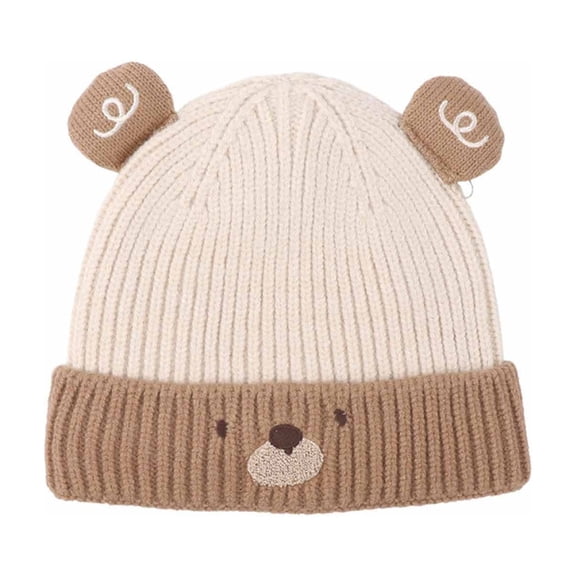 Gaexia Baby Beanies,Super Cute Cartoon Pullover Hat for Kids Warm Knitted Ear Winter and Autumn Baby Cap