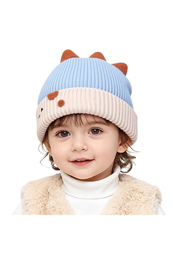 Baby Hat,Super Cute Cartoon Pullover Hat for Kids Warm Knitted Ear Winter and Autumn Baby Cap