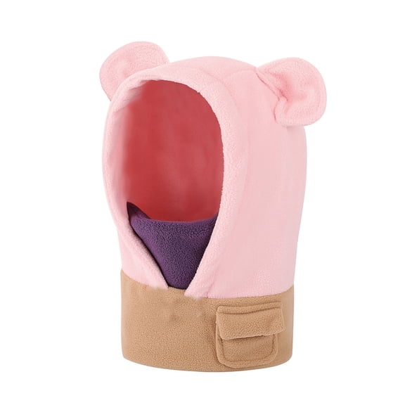 Gaexia Baby Toboggan,Winter Thermal Hat Scarf and Set For Children Outdoor Cold Weather Activities