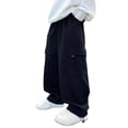 thumbnail image 1 of Gaexia Back To School Boys' Winter Fall Lined Cargo Pants New Sportswear For Kids Stylish And Warm Autumn Outfit, 1 of 4