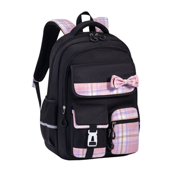 Gaexia Backpack for School Colorful Dream Large Capacity Backpack Lightweight Twin Shoulder Bow Design Casual Daypack for School Travel Backpack