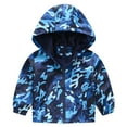thumbnail image 1 of Gaexia Boy Jacket 4T ,Boys Windproof Hooded Jacket Autumn Zipper Coat for Toddlers Kids Outdoor Print Jacket Warm Comfortable Lightweight, 1 of 8