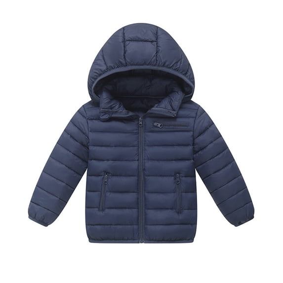 Gaexia Boy Jackets 14-16 ,Boys Winter Warm Jacket Hooded Outerwear Long Sleeve Zipper Coat For Kids Casual Everyday Wear