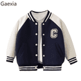thumbnail image 1 of Gaexia Boys Baseball Jacket Autumn Winter Thickened Outerwear Casual Youth Coat For Children And Girls Versatile Daily Wear, 1 of 9