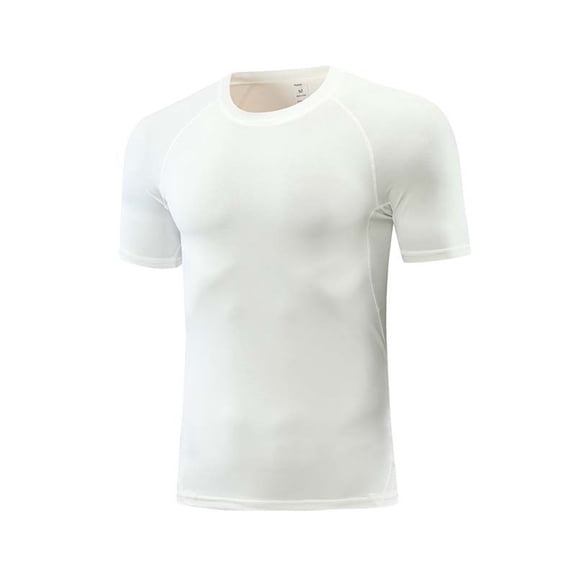 Gaexia Boys Compression Shirt, Athletic Performance Top with Breathable Moisture Wicking Fabric, Fitted Youth Sports Shirt for Training, Running, Fitness and Outdoor Activities