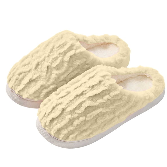 Gaexia Fuzzy Slippers,Slippers Winter Warm Shoes Indoor Outdoor Comfortable Soft Cozy Fuzzy Slides for,Funny Slippers