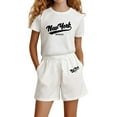 thumbnail image 1 of Gaexia Girl Summer Short Set Solid Color Short Sleeve Clothes Cotton Outfits Short Sport T-Shirt and Shorts Set Clothing Sets Tracksuit Toddler Girls, 1 of 7