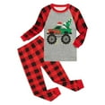 thumbnail image 1 of Gaexia Girl's 2 Piece Outfits Kids Christmas Pajamas Cotton Long Sleeve Matching Holiday Pjs Set Toddler Boys Girls Kids Xmas Jammies, 1 of 3