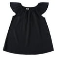 thumbnail image 1 of Gaexia Girls Dresses ,Kids Toddler Baby Girls Spring Summer Solid Ruffle Sleeveless Princess Dress Clothes (Black,18-24 Months), 1 of 2