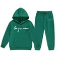 thumbnail image 1 of Gaexia Girls Fall Outfits Size 10-12 ,Girls Hoodie and Joggers Set Winter Warm Casual Outfit Stylish Print Toddler Teen Comfy Kids Clothes, 1 of 4