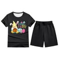 thumbnail image 1 of Gaexia Girls Summer Outfits Size 6 Ruffles Sleeveless Top Clothes Cotton Outfits Short T-Shirt Shorts Set Clothing Sets Tracksuit Toddler Girls, 1 of 4
