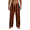 thumbnail image 1 of Gaexia Halloween Mens Pajama Bottoms Cotton Lounge Pants Funny Print Sleepwear Casual Home Trousers with Pockets, 1 of 7