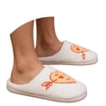thumbnail image 1 of Gaexia Halloween Pumpkin Slippers for Womens Fun Cute Plush Warm House Shoes Winter Wool Lined Indoor Outdoor Fuzzy Slippers Warm Winter Gift for Women, 1 of 7