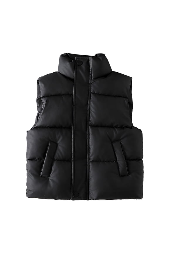 Insulated Boys Vest For Kids Warm Thickened Winter Sleeveless Jacket Lightweight Design Cold Weather Outdoor Activities