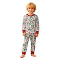thumbnail image 1 of Gaexia Kids Christmas Pajamas Cotton Long Sleeve Matching Holiday Set Toddler Boys Girls Kids Xmas Jammies, 1 of 5