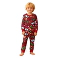 thumbnail image 1 of Gaexia Kids Christmas Pajamas Cotton Long Sleeve Matching Holiday Set Toddler Boys Girls Kids Xmas Jammies, 1 of 3