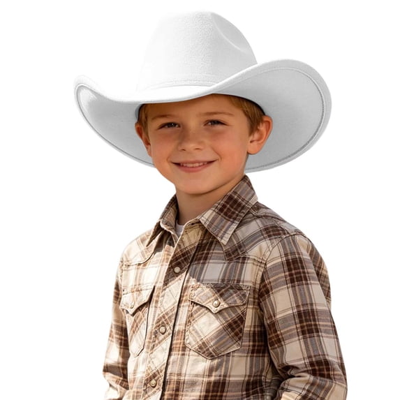 Gaexia Kids Western Cowboy Hat For Children Adjustable Fit Sun Outdoor Headwear Boys Girls Everyday Adventures Easy Care Baby Toddler