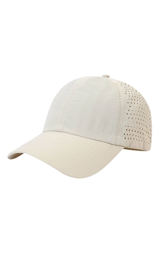 Linen Mesh Baseball Cap Breathable Unstructured Sports Hat for Men Women Lightweight Soft Cooling Running Hat