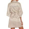 thumbnail image 1 of Gaexia Robe For Women Elegant Satin Kimono Robe for Wedding Party Bridesmaids with Rhinestone Letter Decorations and V-Neck Design, 1 of 6