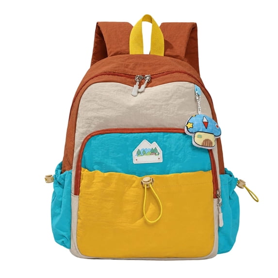 Gaexia School Backpack Cartoon Animal Print Lightweight Backpack Casual Daypack for School Travel Outdoor Adventures Daily Use Backpack