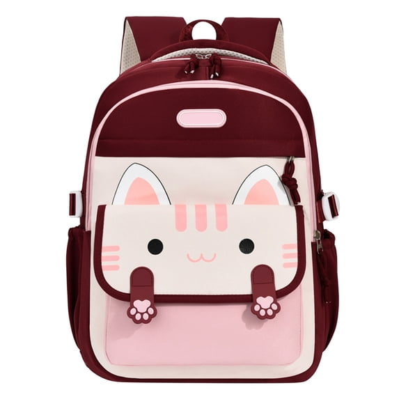 Gaexia School Backpack Cute Cat Print Lightweight Backpack Breathable Water Resistant Casual Daypack for School Travel Everyday Backpack