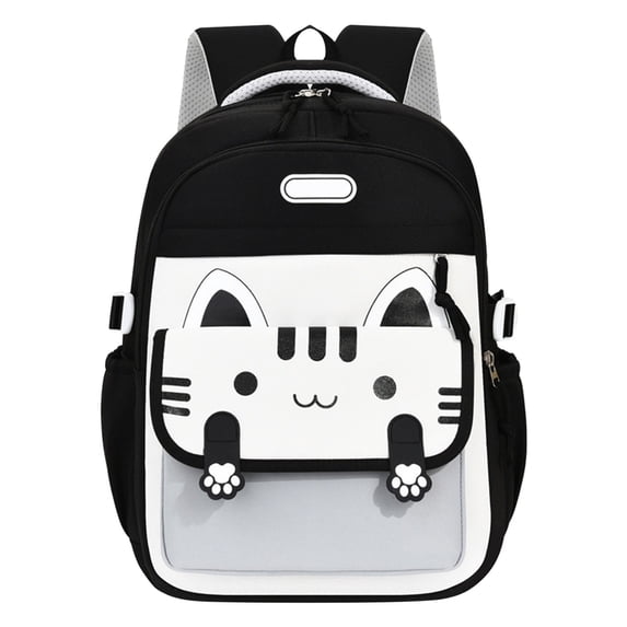 Gaexia School Backpack Cute Cat Print Lightweight Backpack Breathable Water Resistant Casual Daypack for School Travel Everyday Backpack