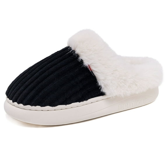 Gaexia Slippers With Arch Support, Lined Winter Slippers for and Cozy Indoor Outdoor Shoes With Soft Sole Comfortable Design,Outdoor Slippers