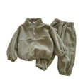 thumbnail image 1 of Gaexia Summer Clothes For Girls 10-12,Winter Clothes 18 Months Girl,Girls Sweatsuit Set Warm Long Sleeve Pullover And Pants Outwear For Fall Winter Season, 1 of 9