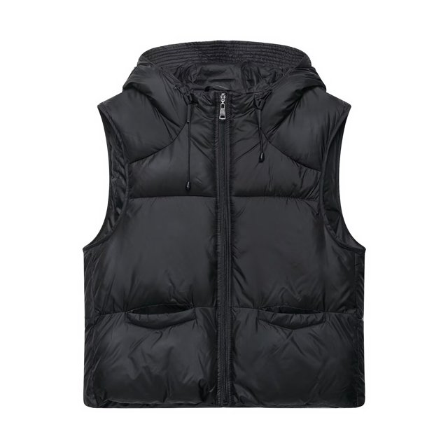 Gaexia Sweater Vest Women,Loose Fit Casual Hooded Vest Coat Lightweight Warm Sleeveless Outerwear for Women Autumn Winter Wear