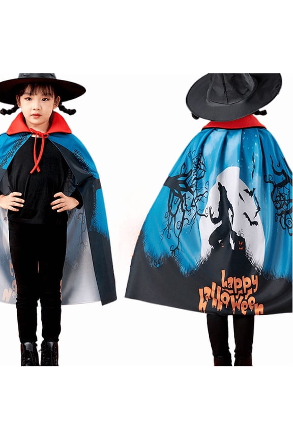 Toddler Zip Up Hoodie Boy ,Boys Halloween Cape Hooded Cloak Dress Up Play Show Outdoor Casual Wear Ages 2 10 Years