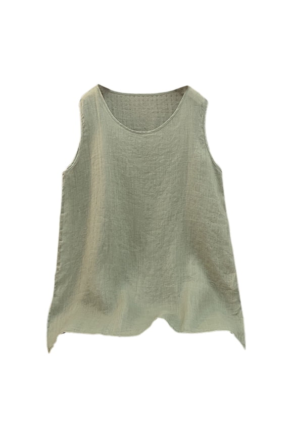 Vest for Women Winter,Lightweight Sleeveless Outerwear Vest Soft Linen Blend Fabric Versatile Spring and Summer Casual Wear Everyday Layering Piece