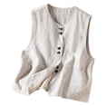 thumbnail image 1 of Gaexia Vest for Women 2025,Lightweight Summer Vest Sleeveless Outerwear Casual Daily Wear Spring and Layering Piece for Dresses Or Pants, 1 of 3