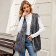 thumbnail image 1 of Gaexia Vest for Women Dressy,Elegant V-Neck Vest for Women All-Season Comfortable Outerwear with Soft, 1 of 7