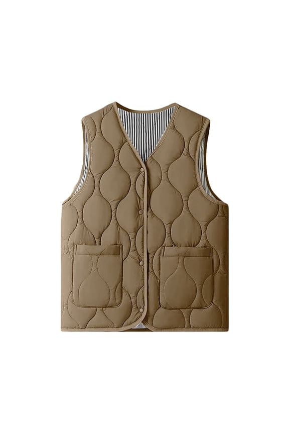 Vest for Women ,Thickened Down Vest for Women Warm and Cozy Lightweight Padded Insulation All Season Everyday Wear